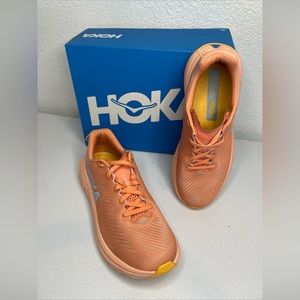 Hoka One One Rincon 3 Women's Sz. 7.5 Orange/Blue Running Shoes 1119396/SCPP